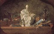 Jean Baptiste Simeon Chardin Draw a oil on canvas